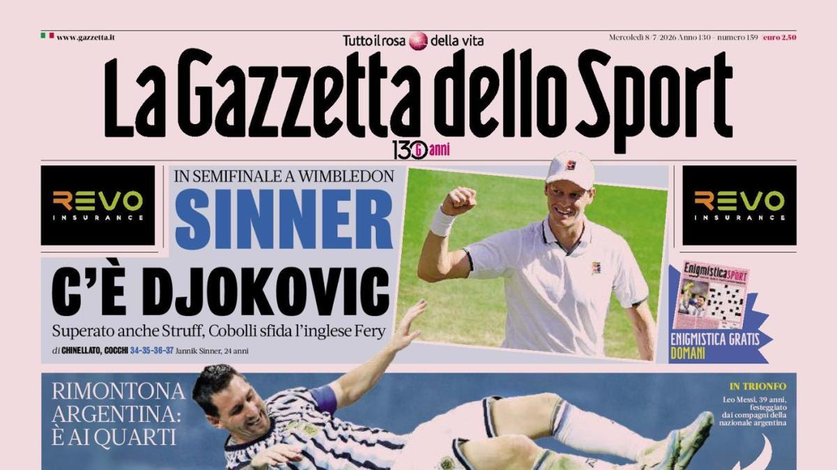 PRIMA PAGINA - Gazzetta dello Sport: "Estasi Messi"