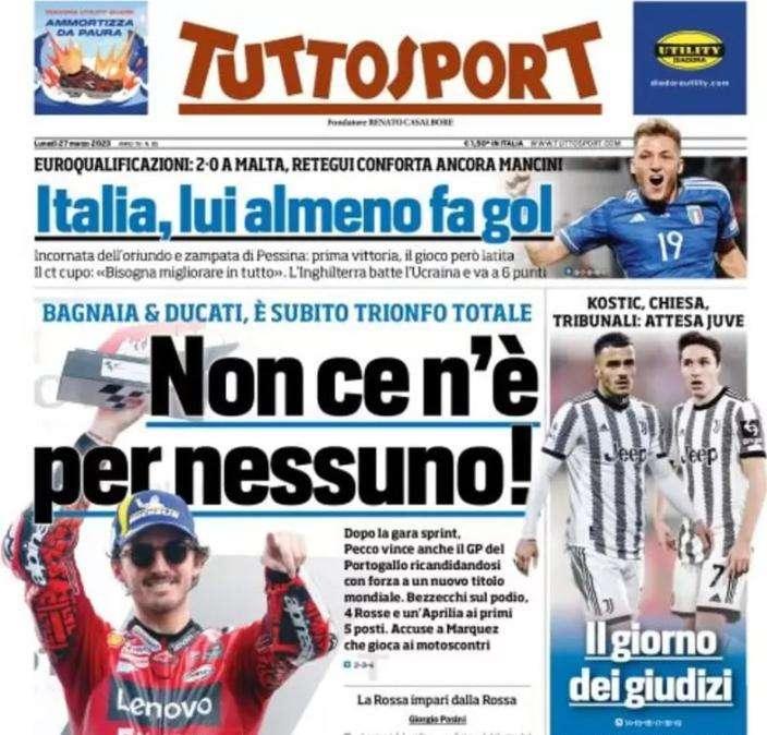 Tuttosport sulla Juventus e l'inchiesta Prisma: "Il giorno dei giudizi"