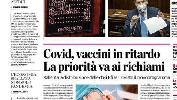 L'Eco di Bergamo sull'Atalanta: "Domani a Udine un’altra chance per il terzo posto"