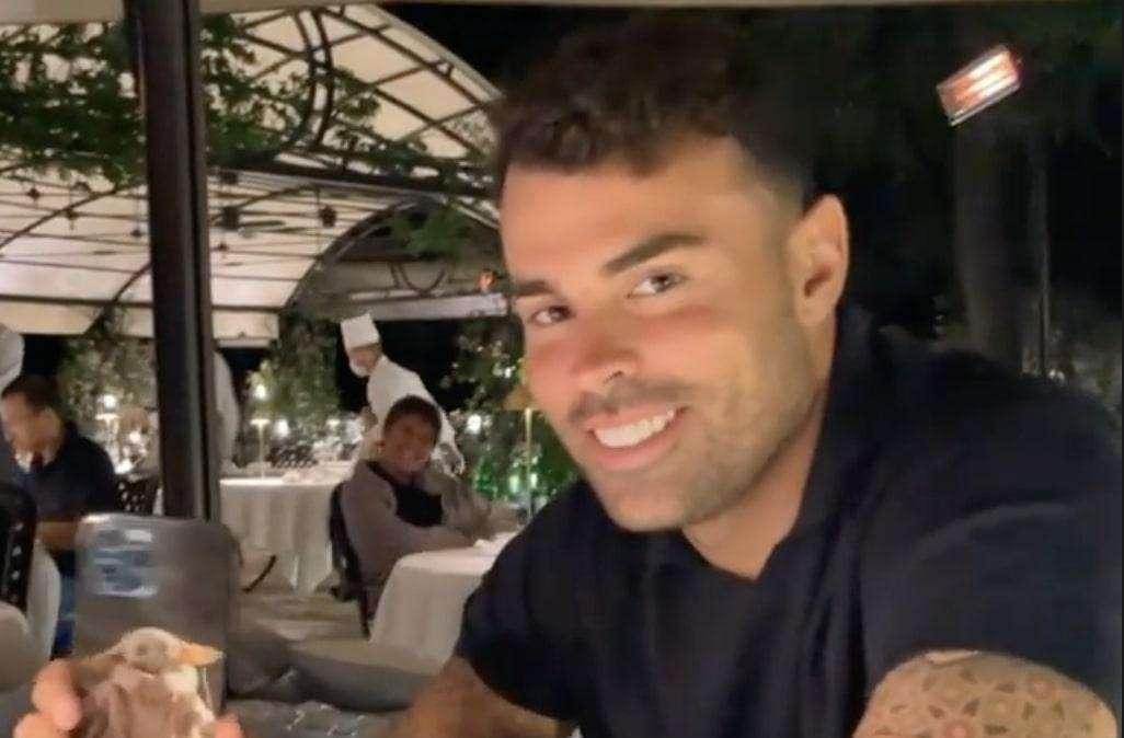 Petagna a cena Da Vittorio 