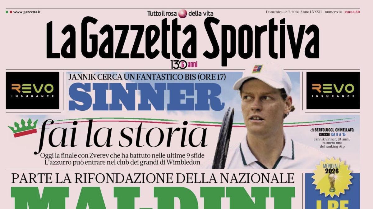 PRIMA PAGINA – La Gazzetta Sportiva: "Maldini sì"