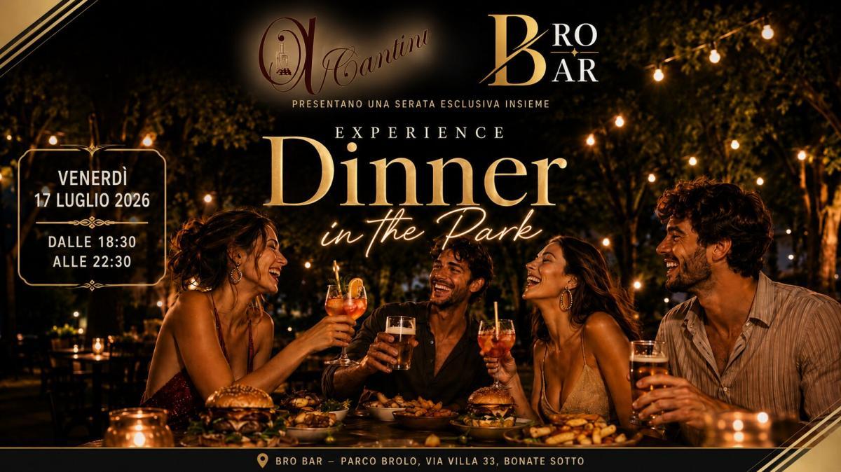 Dinner in the Park: venerdì 17 luglio Bro Bar e Ol Cantinì accendono il Parco Brolo di Bonate Sotto sotto le stelle