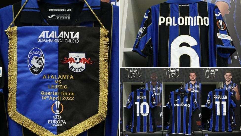 FOTO - Lo spogliatoio della Dea al Gewiss Stadium di Bergamo 