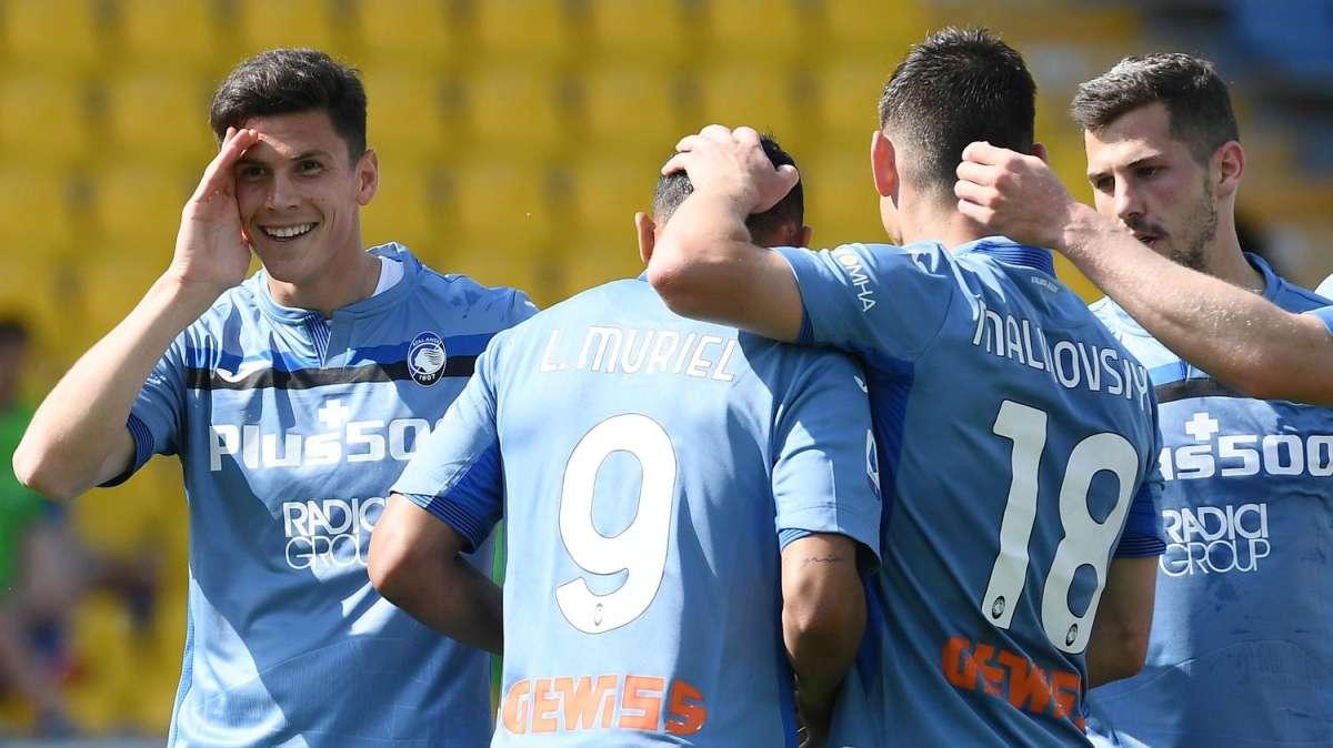 L'Atalanta non sbaglia, scatto Champions della Dea: Parma travolto 5-2, doppietta di Muriel