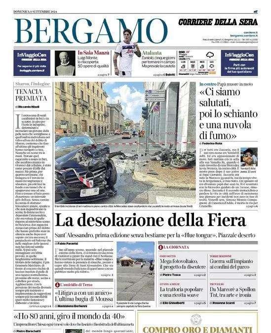 Corriere di Bergamo: "Zaniolo, cinque giorni per tornare in campo. Ma prevale la cautela"