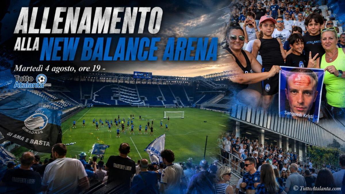 DIRETTA ALLENAMENTO ALLA NEW BALANCE ARENA Frana Gomme Madone