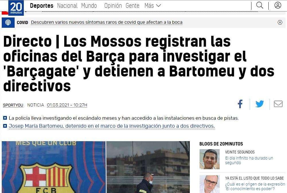 Terremoto Barcellona - Il comunicato dei Mossos d'Esquadra: "Perquisizioni in corso"