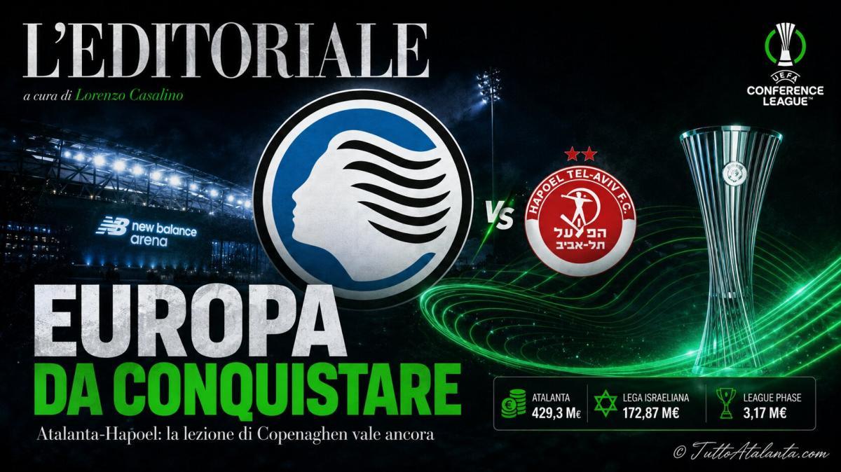 Atalanta-Hapoel Tel Aviv, l'Europa comincia dalla porta stretta
