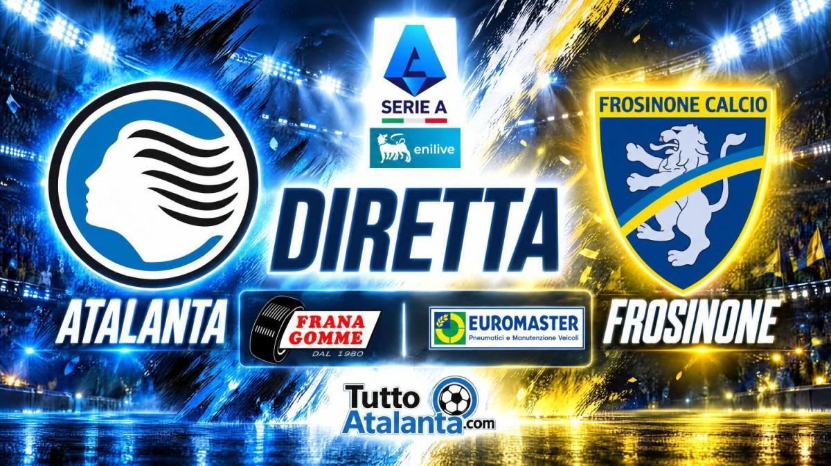 DIRETTA ATALANTA-FROSINONE Frana Gomme Madone, segui il live dalle 15