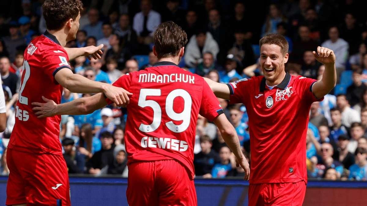 Napoli-Atalanta 0-3, il tabellino 
