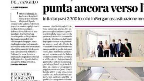 L'Eco di Bergamo sulla Dea: "Tre gol al Novara. Poi l’Atalanta va a cena con Ilicic"