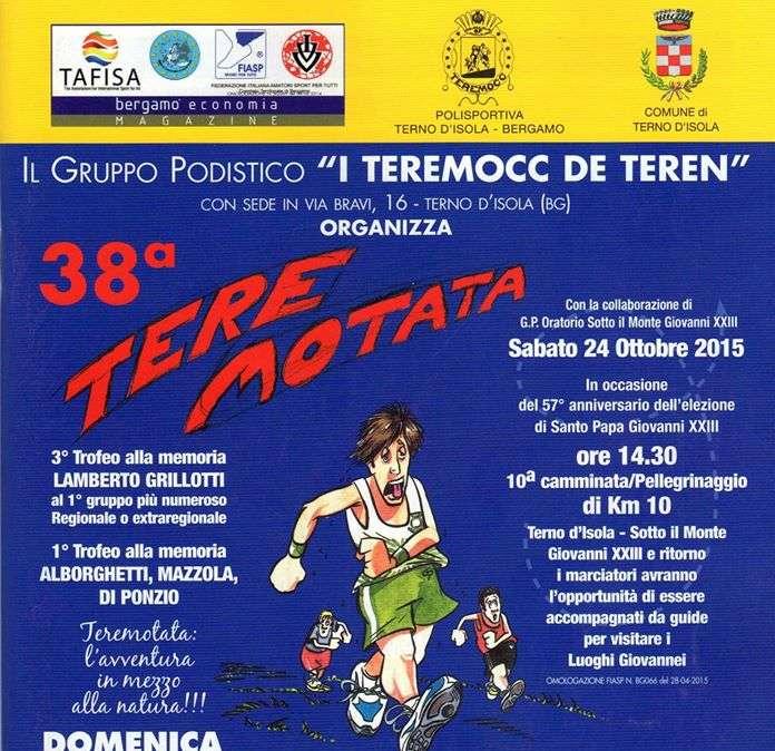 Teremotata 2015 al via a Terno d'Isola. Sarà la 38esima edizione