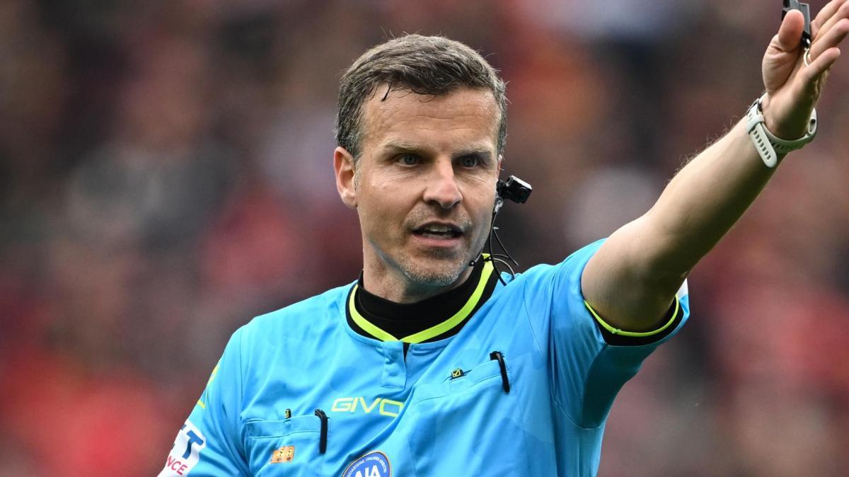 Fiorentina-Atalanta, cambio d'arbitro all'intervallo: fuori La Penna, tocca a Marinelli