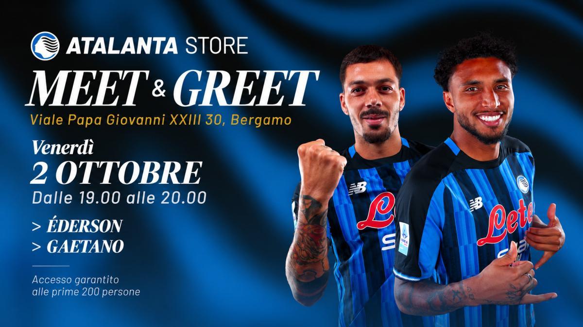Gaetano ed Éderson incontrano i tifosi: venerdì all'Atalanta Store