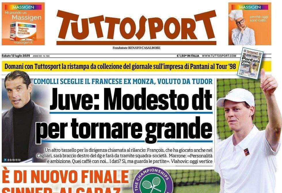 PRIMA PAGINA - Tuttosport: "Chiamate Nole"