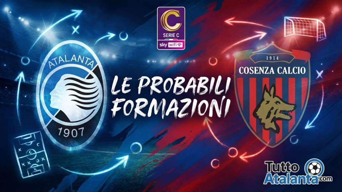 Serie C, gir. C / Atalanta U23-Cosenza, le probabili formazioni
