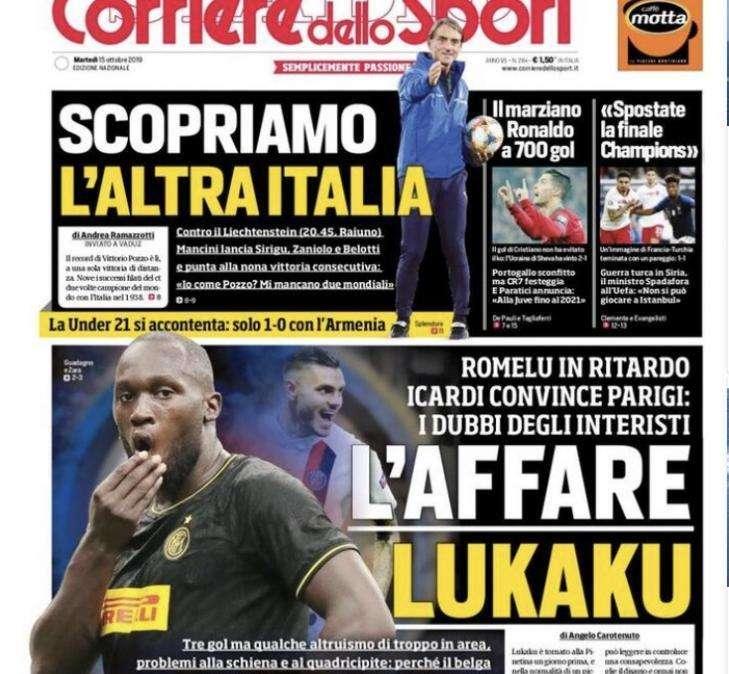 Prime Pagine - "L'affare Lukaku" "CR Sempre"