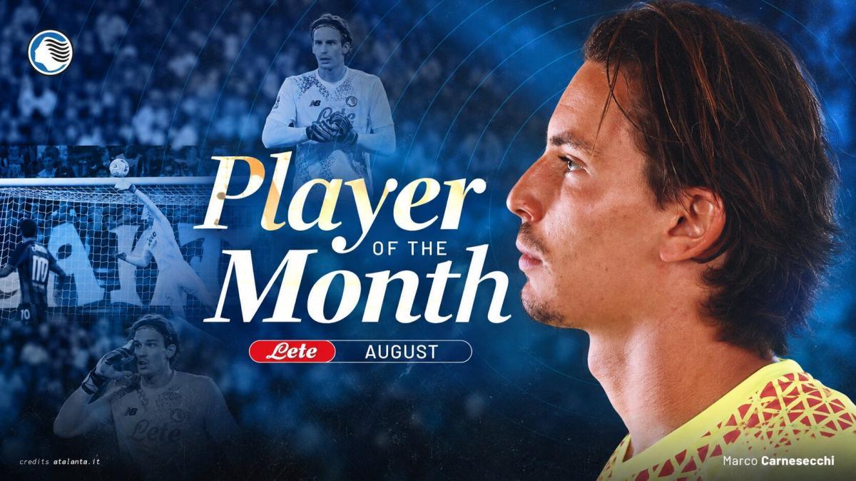 Carnesecchi Player of the Month: agosto è tutto suo