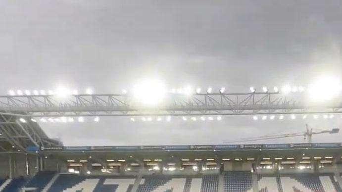 Ecco il manto erboso del Gewiss Stadium, si entra in clima partita! 