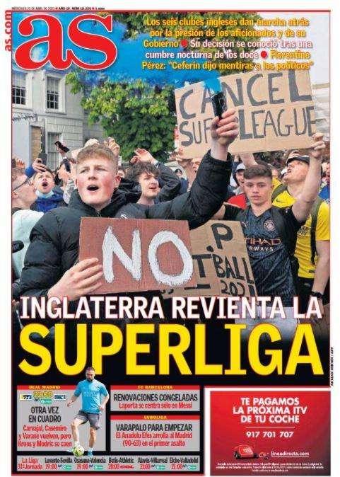 PRIME PAGINE - Le aperture estere dei maggiori quotidiani sportivi 