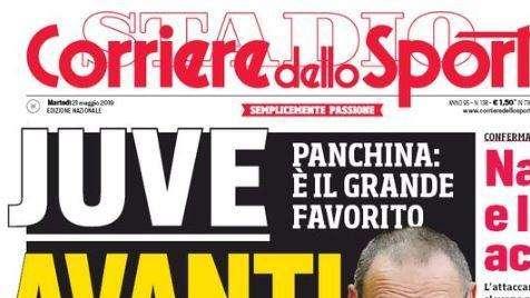 L'apertura del Corriere dello Sport: "Napoli-Ilicic accordo, manca l'ok dell'Atalanta"