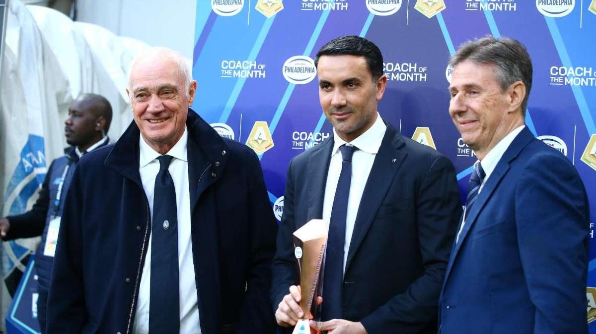 Palladino eletto allenatore del mese: il premio consegnato prima di Atalanta-Udinese