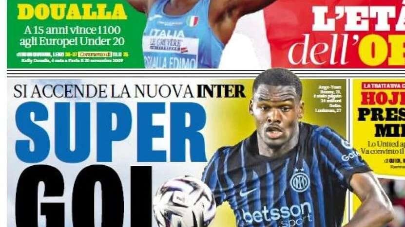 PRIMA PAGINA - La Gazzetta dello Sport: "Super gol"