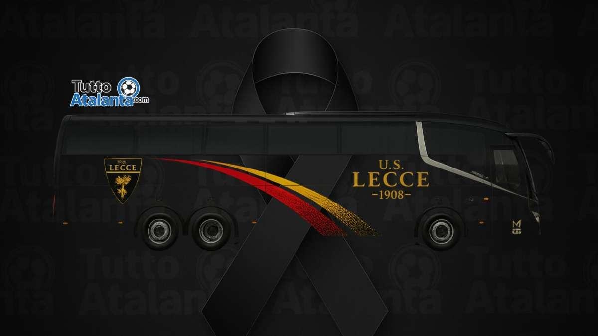 Il Lecce è ancora scosso dal lutto e non vuole partire per Bergamo