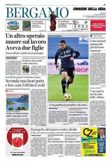 L'Atalanta sfida un Parma già retrocesso, Corriere di Bergamo: "Partita da non sottovalutare"