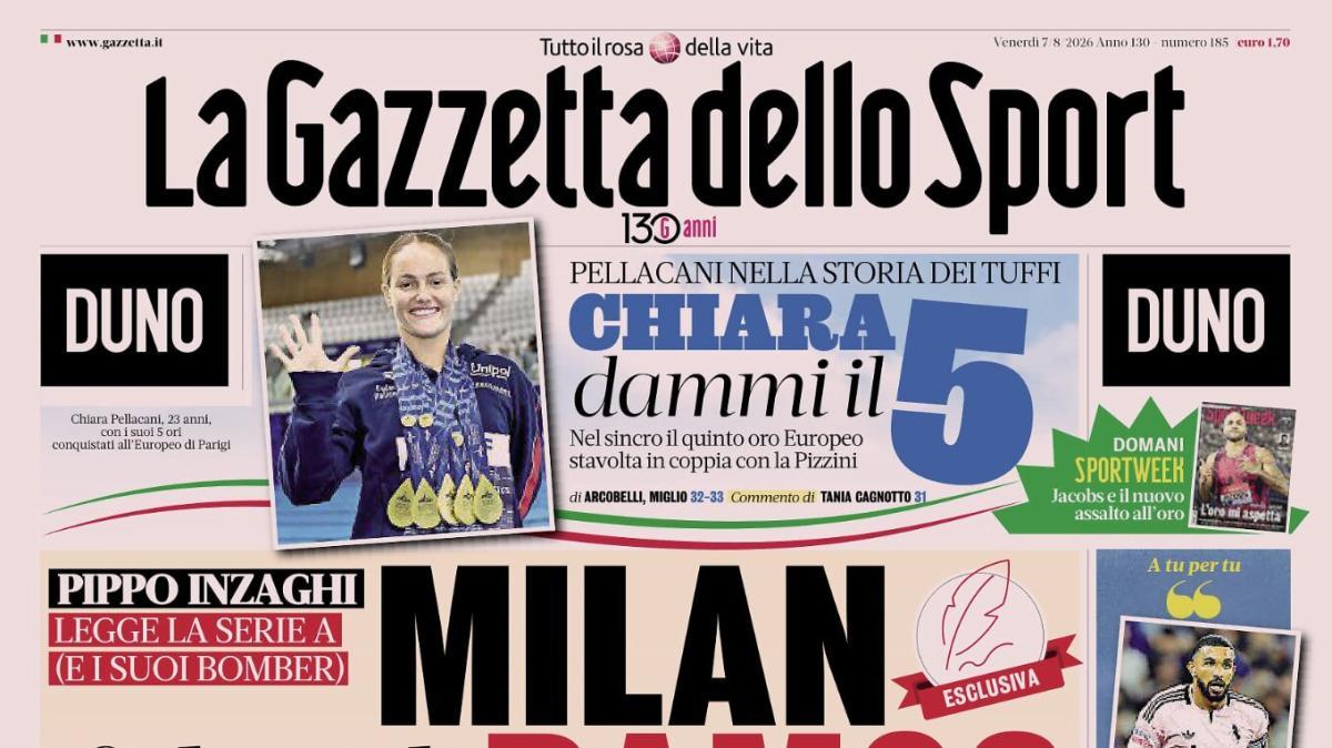 PRIMA PAGINA – La Gazzetta dello Sport: "Milan fidati di Ramos"
