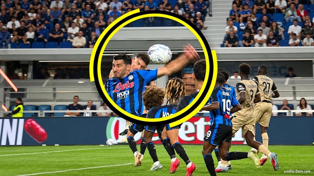 Il braccio di Kolašinac e la maglia di Kalulu: due settimane, due rigori, due letture opposte