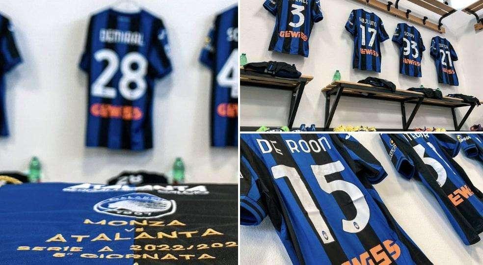 FOTO - Lo spogliatoio della Dea dall'U-Power Stadium di Monza 