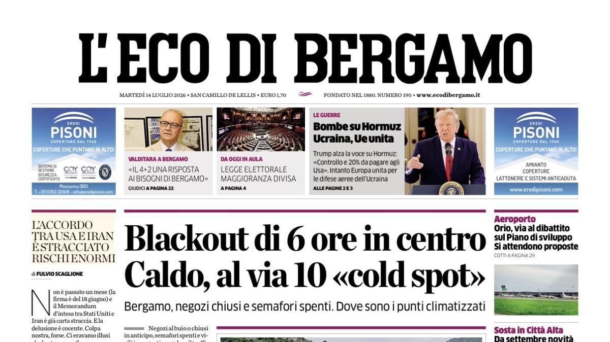 PRIMA PAGINA – L'Eco di Bergamo: "L'Atalanta prova ad accelerare per Alajbegovic"