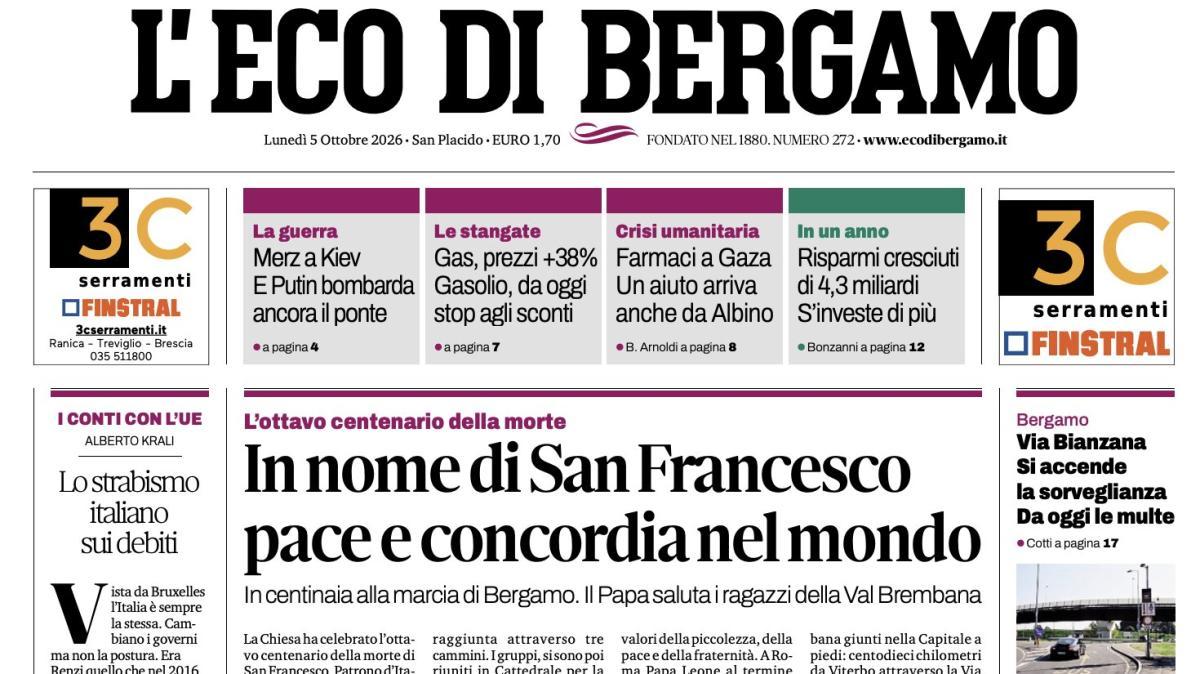 PRIMA PAGINA – L'Eco di Bergamo: "De Ketelaere rinvigorito dalla nazionale"