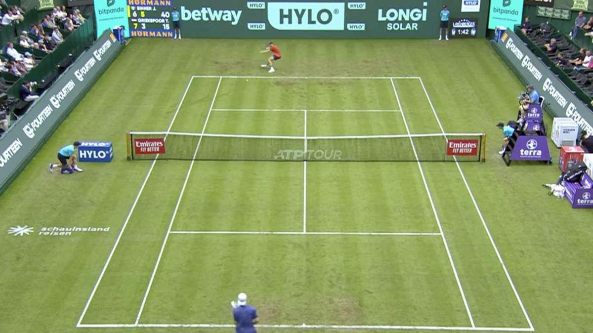 TASPORT24 - Sinner agli ottavi all'ATP Halle: Griekspoor ko in 3 set, gli highlights