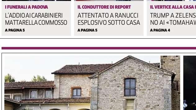 PRIMA PAGINA - L’Eco di Bergamo: "Atalanta, la coppa nel marmo"