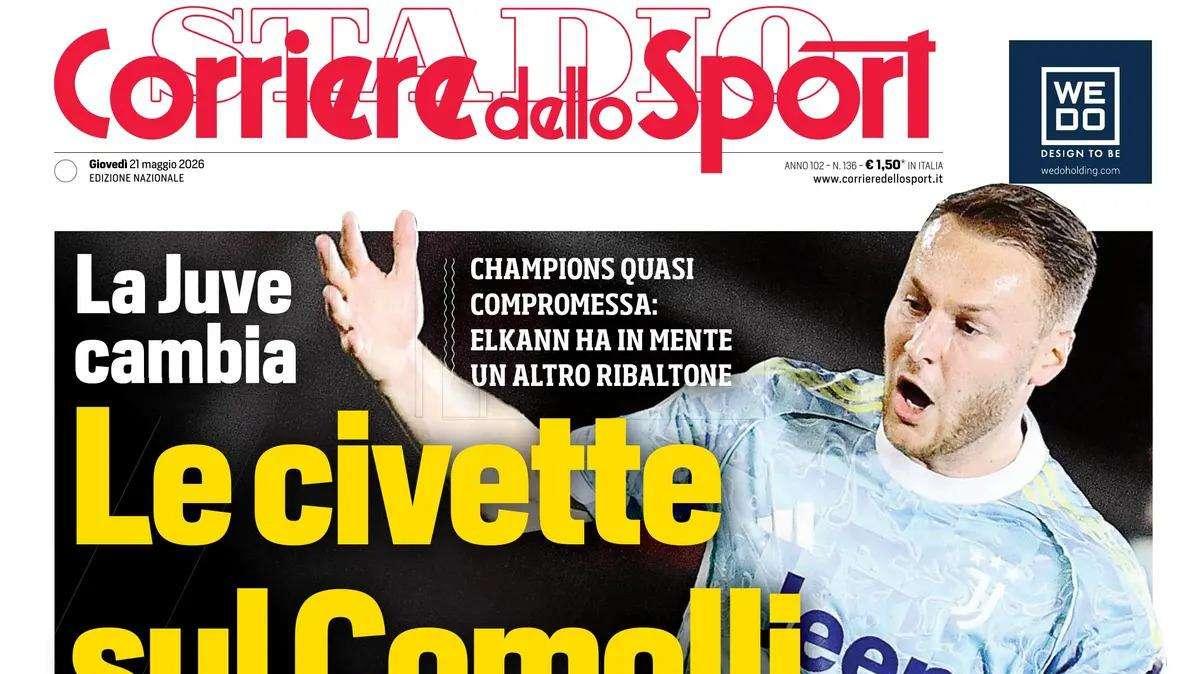 PRIMA PAGINA – Corriere dello Sport: "Le civette sul Comolli"