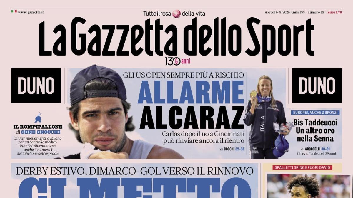 PRIMA PAGINA – La Gazzetta dello Sport: "Ci metto la firma"