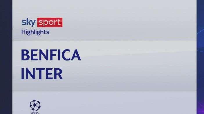 VIDEO, Champions / Benfica-Inter 0-2: gol e highlights