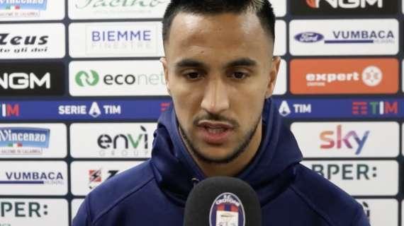 Crotone, Ounas: "Vogliamo subito riprenderci dalla sfida con l'Atalanta"