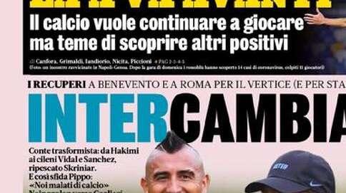La Gazzetta dello Sport su Lazio-Atalanta: "Sfilano le Miss"
