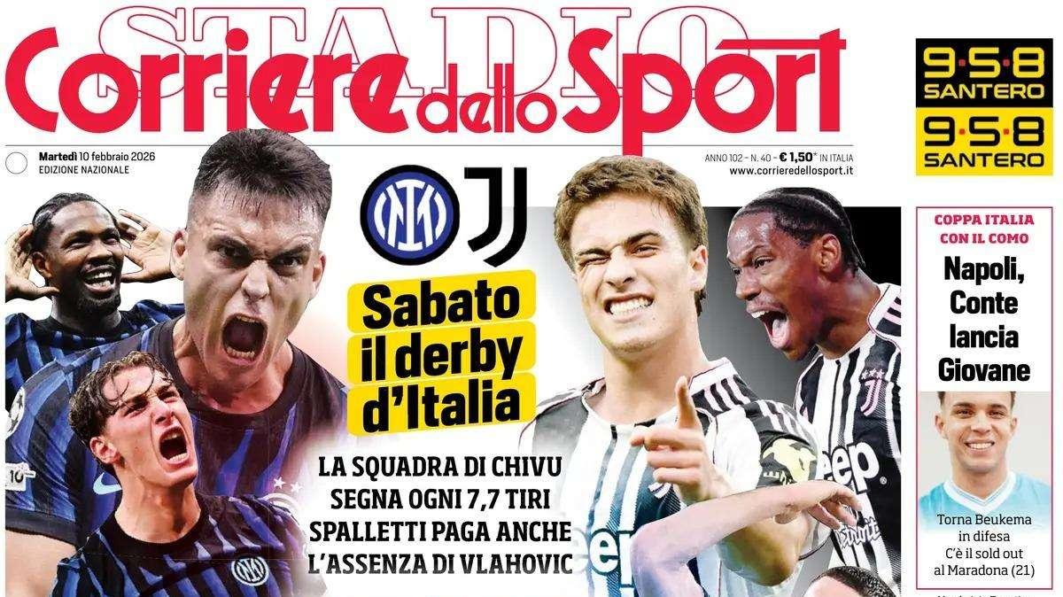 PRIMA PAGINA - Corriere dello Sport: "Juve Limits"