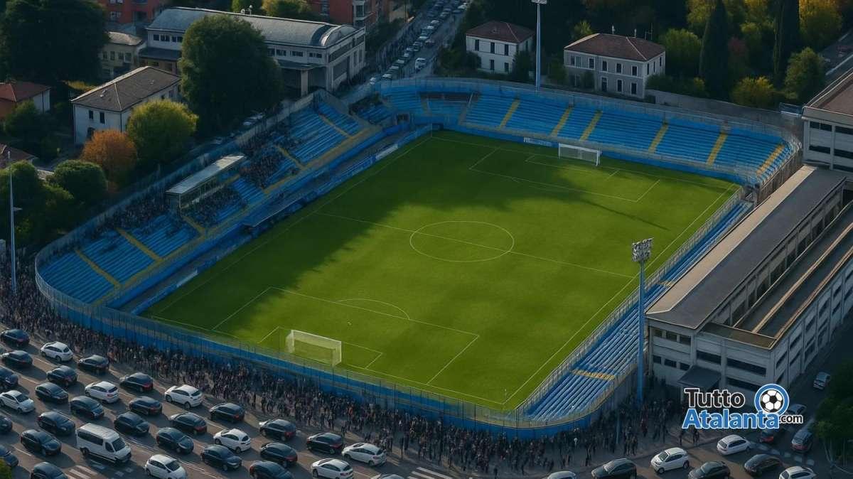 Lecco-Atalanta U-23, attenzione al traffico: domani scattano le modifiche alla viabilità