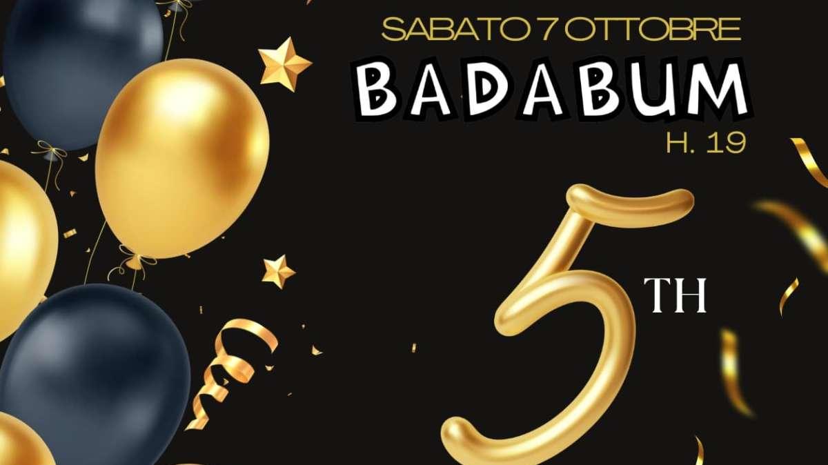 Badabum celebra in grande stile 5 Anni di successi e divertimento! Sabato 7 ottobre il party ad Antegnate