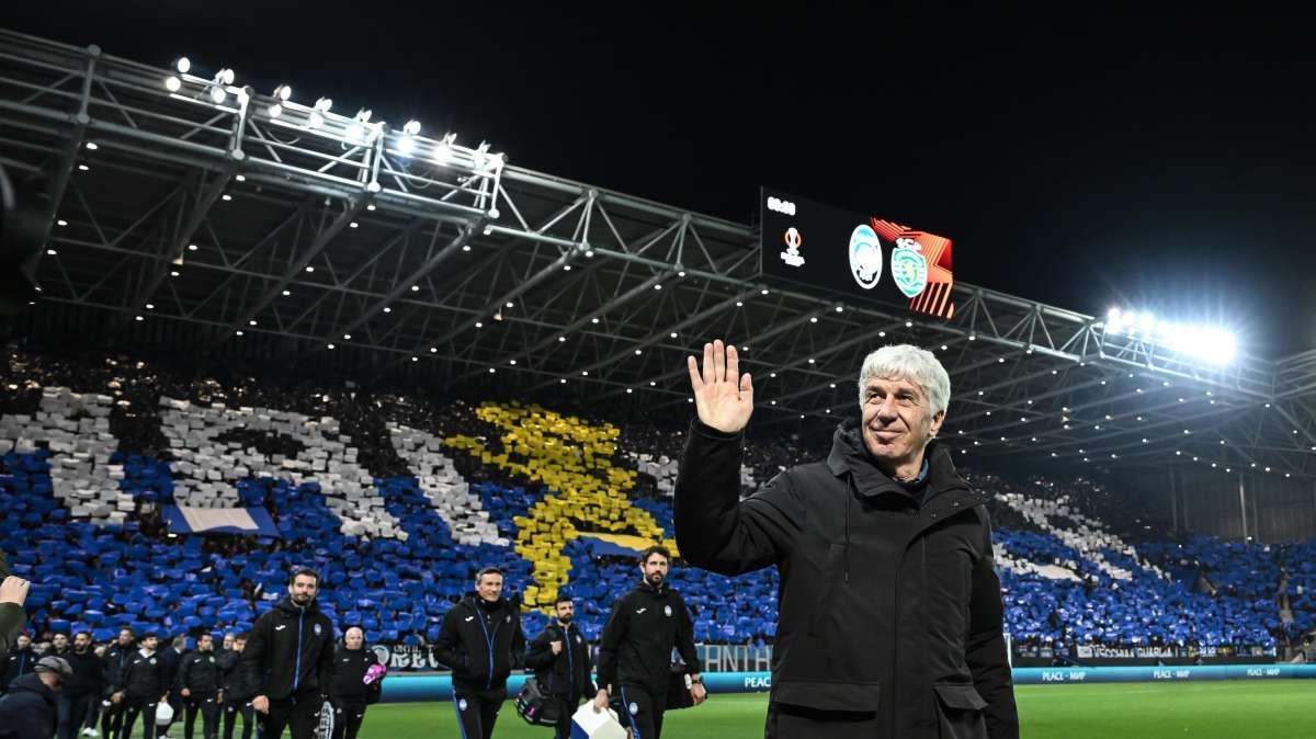 FOTO - La bellissima coreografia della Curva Nord dell'Atalanta 