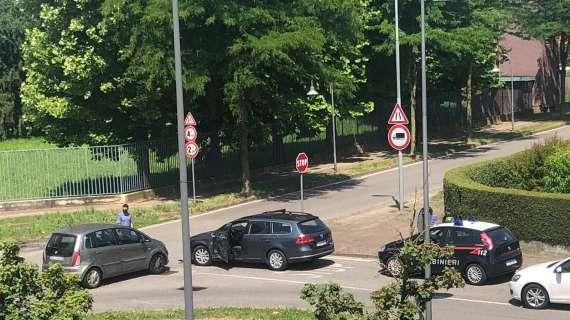Ultim'ora - Fotonotizia - Incidente a Terno d'Isola, piccoli disagi alla viabilità