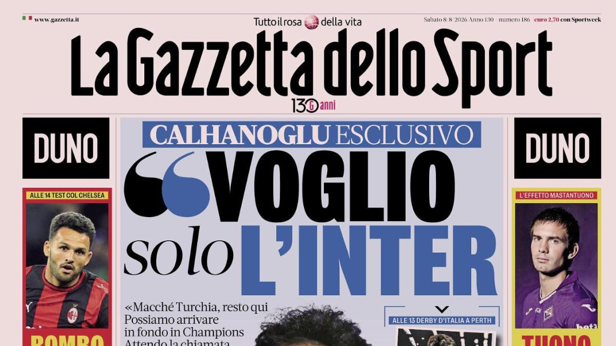 PRIMA PAGINA – La Gazzetta dello Sport: "«Voglio solo l'Inter»"