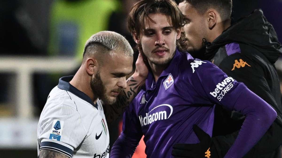 Dimarco: "Dopo il malore di Bove siamo rimasti insieme ai ragazzi della Fiorentina nello spogliatoio"