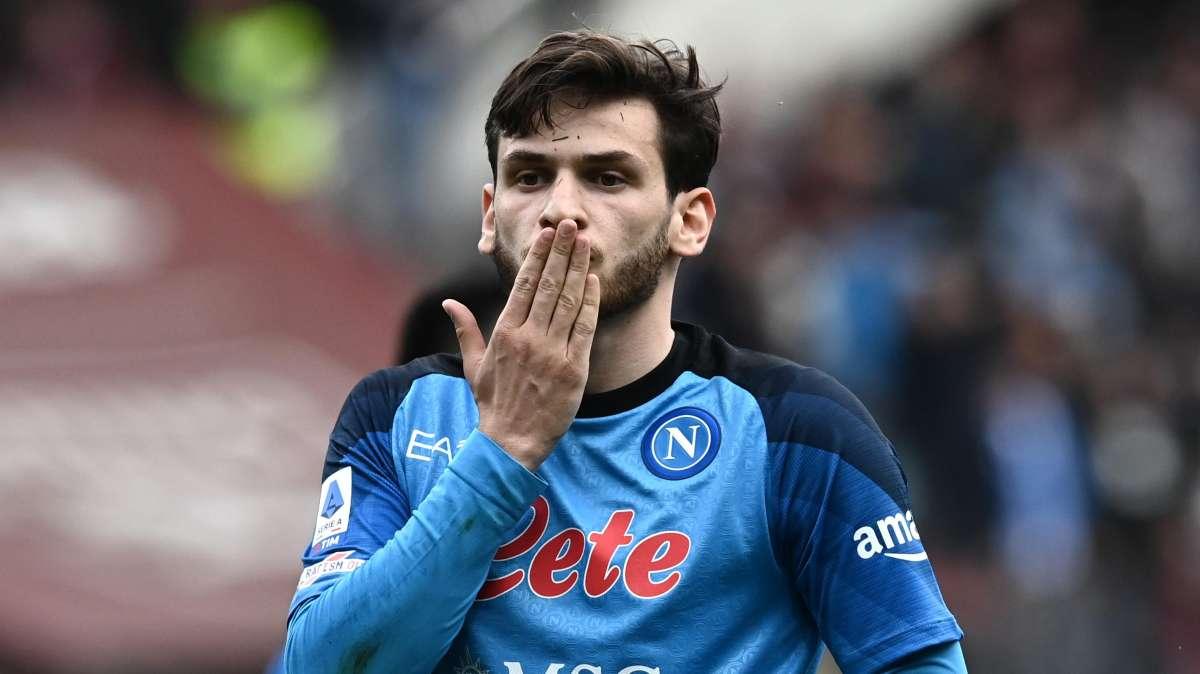  Kvaratskhelia, il gol alla Maradona contro l'Atalanta è il più bello per la Lega di A a marzo