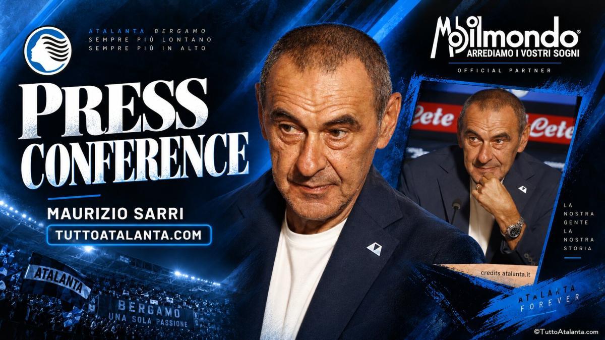 Sarri in conferenza: "Juve? Per me è una pagina chiusa. Vicino ai tifosi nerazzurri, pena collettiva non riesco a capirla né a digerirla"